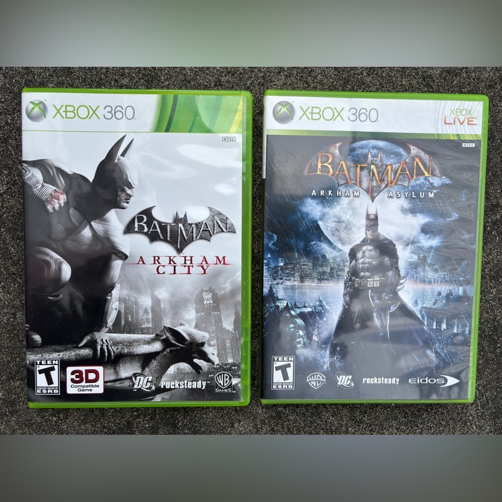 Batman Xbox 360 Bundle: Arkham City & Arkham Asylum